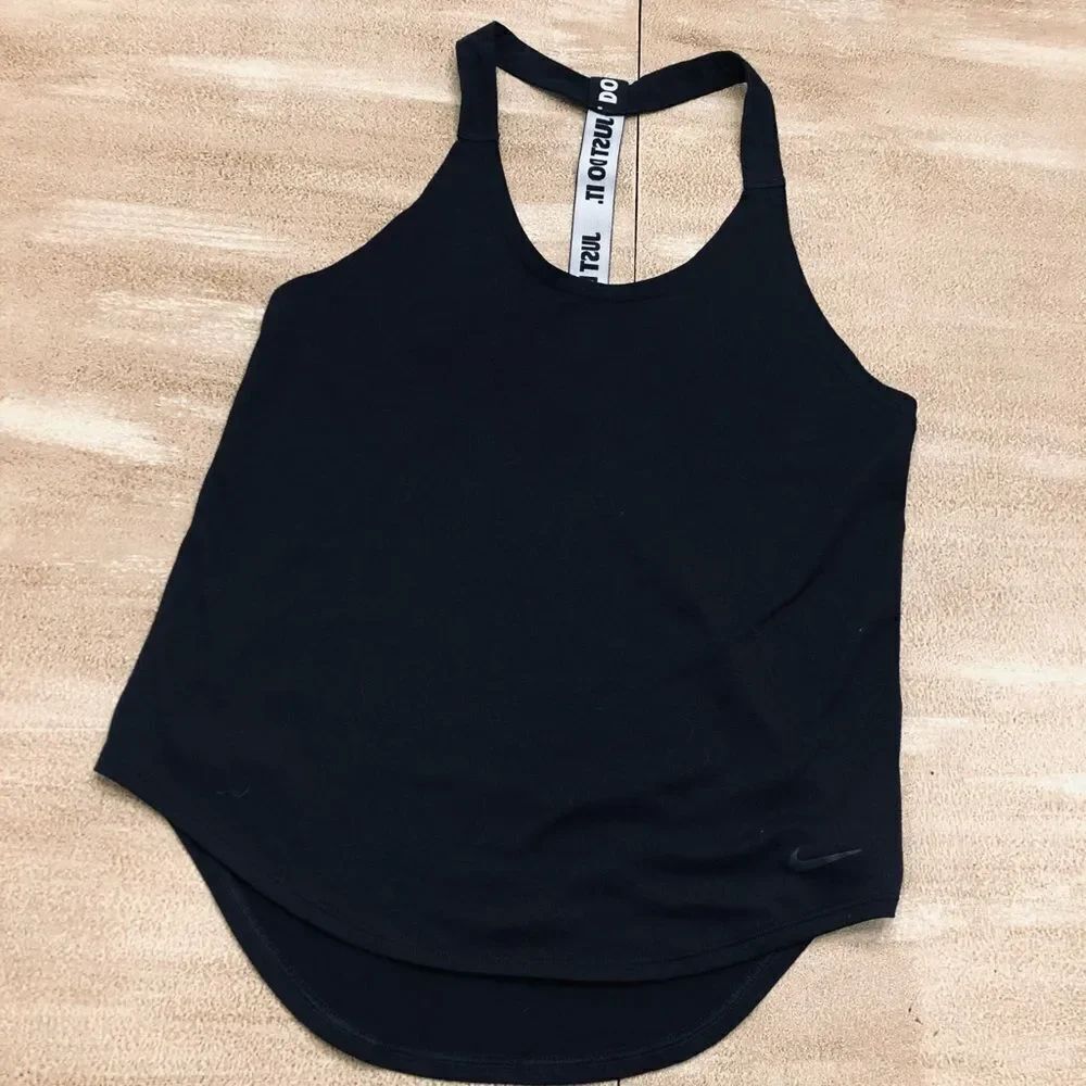 Nike Dri-Fit Black Athletic Active Just Do It Tank Top XS